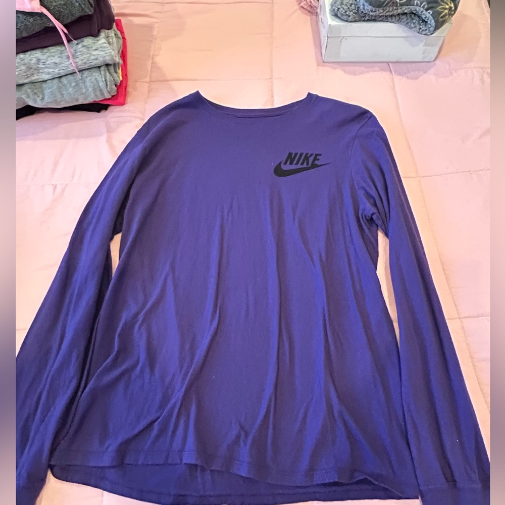 Nike Purple Long Sleeve Shirt